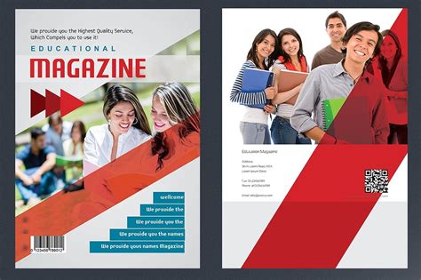 Indian College Magazine Cover Page Design