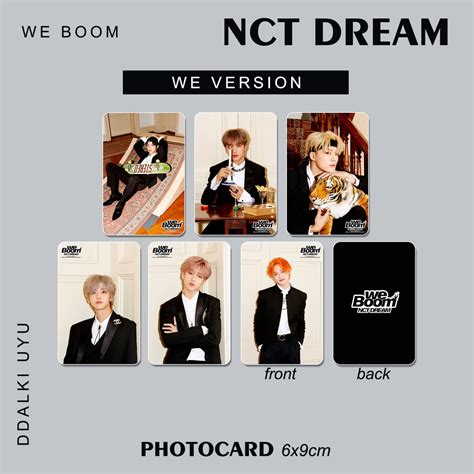 Nct Dream Photocard We Boom Versi We Shopee Indonesia