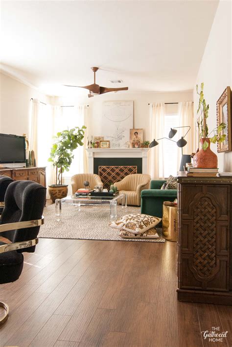 A Gathered Eclectic Living Room Reveal - The Gathered Home