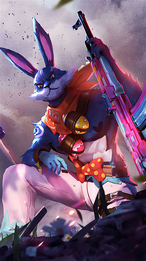 Looking for the best wallpapers? Bunny Easter Garena Free Fire 4K Ultra HD Mobile Wallpaper ...