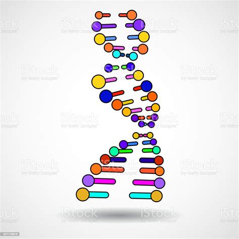 Abstract Spiral Of Dna Stock Illustration Download Image Now