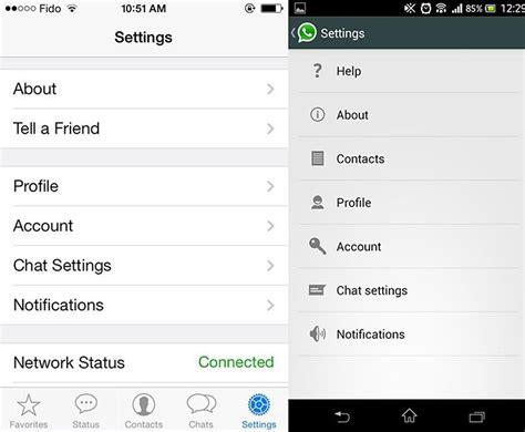 Whatsapp Comparison Ios Vs Android Androidpit