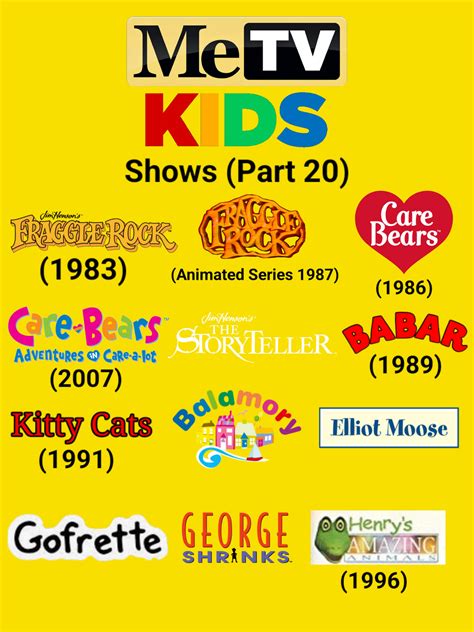MeTV Kids Shows (Part 20) by LesageTheSecond on DeviantArt