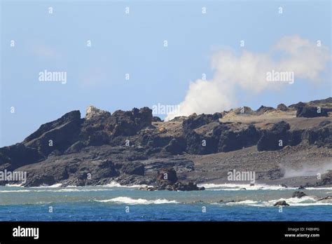 Iwo Island Volcanic Islands In Ogasawara Islands Japan Stock Photo
