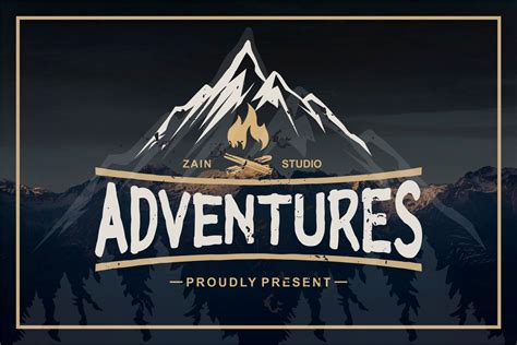 Adventures 424372 Logo Font Bundles