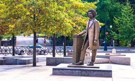 Frederick Douglass Monument In Central Park
