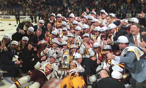 Umd Bulldogs Win 2nd Straight College Hockey National Championship