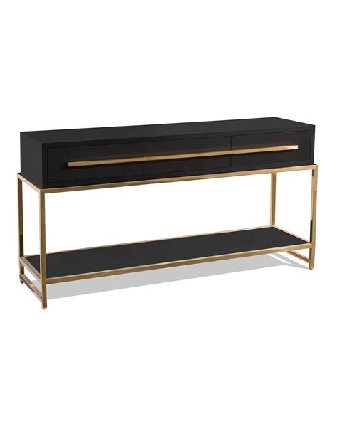 John Richard Collection Midnight Console Table Console Table Dining