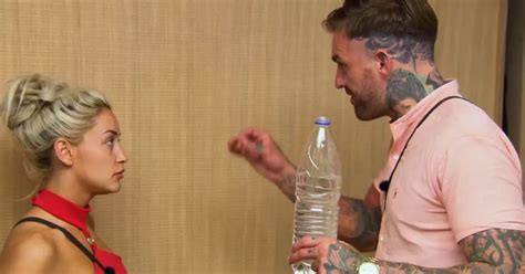 More Ex On The Beach Drama Between Geordie Shores Aaron Chalmers And Ex Becca Edwards