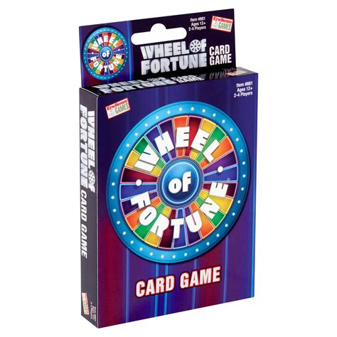Endless Games Wheel Of Fortune Card Game Children Ages 12