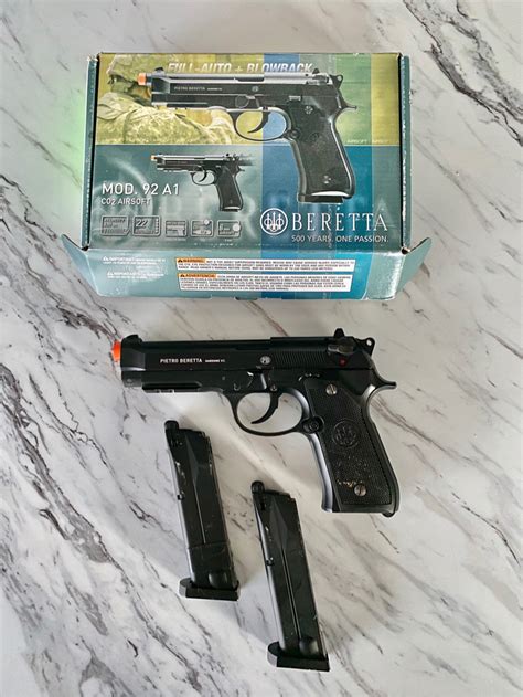Sold Beretta M A Co Powered Blowback Airsoft Pistol By Umarex