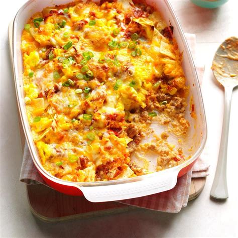 Breakfast Burrito Casserole Recipe How To Make It Taste Of Home