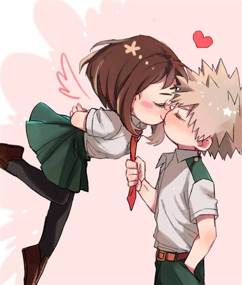 Pin By Layla Hatsune On Kacchako Anime Anime Art Girl Hero Academia