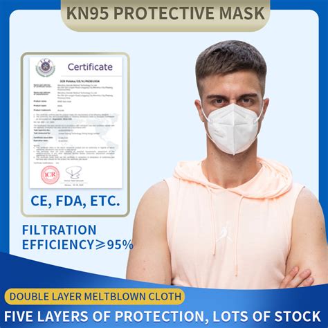 Civil Protective Earloop Ply Dust Respirator Disposable FFP N KN Face Mask China N