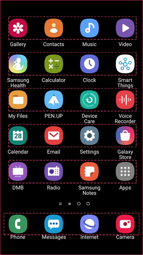Here is the solution for you if you have everything turned on. How To Design Galaxy Themes App Icons | Samsung Developers