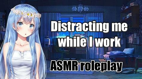 Distracting Me While I Work F4a Teasing Kissing Asmr