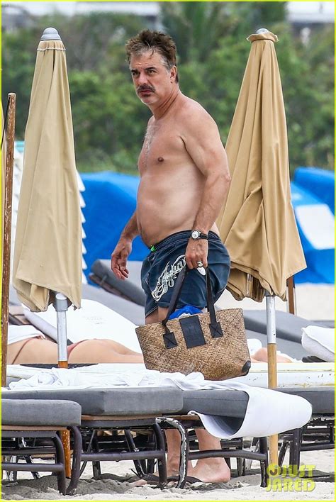 Chris Noth Goes Shirtless On The Beach During Miami Vacation Photo 4082915 Chris Noth
