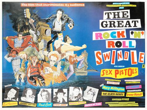Bonhams The Sex Pistols A Poster For The Great Rock N Roll Swindle
