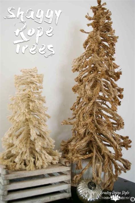 Diy Shaggy Rope Christmas Tree Exploded Christmas Tree Crafts Shabby