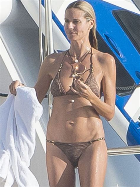 Heidi Klum In A Bikini In St Barts January Celebmafia