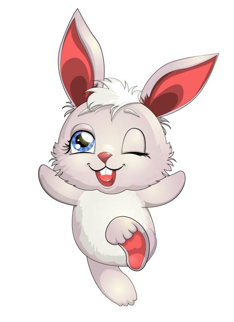Cartoon Happy Rabbit Eps Free Vector Graphic Download