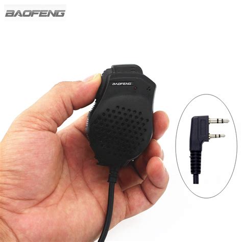 Baofeng Dual Ptt Speaker Mic Microphone For Baofeng Uv 82 Two Way Radio