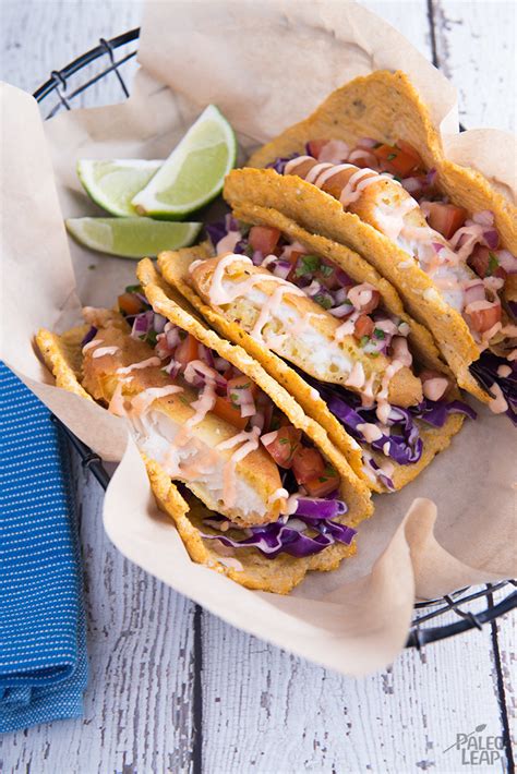Other mild white fish that works well for these tacos is tilapia, halibut, or mahi mahi. Fried Fish Tacos | Paleo Leap