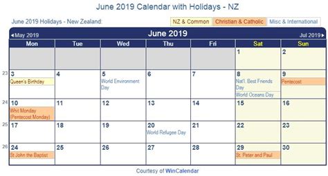 Pin On 200 June 2019 Calendar