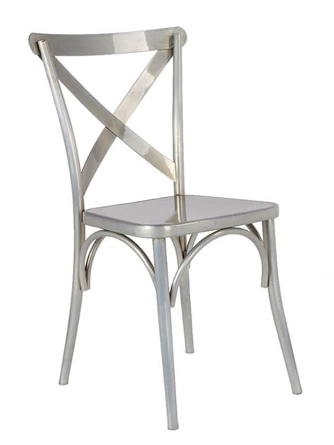 X Metal Chair Modern Furniture Brickell Collection