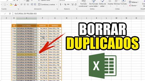 Como Marcar Y Eliminar Valores O Datos Duplicados En Excel Youtube