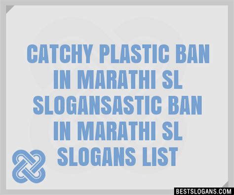100 Catchy Plastic Ban In Marathi Sl Astic Ban In Marathi Sl Slogans