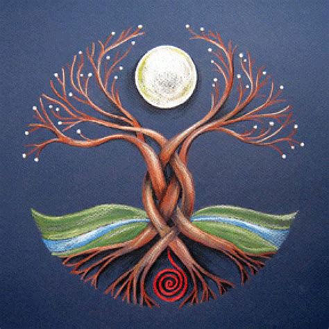 The Moon Tree Celtic Shamans Axis Mundi Tree Of Life Art Tree Art