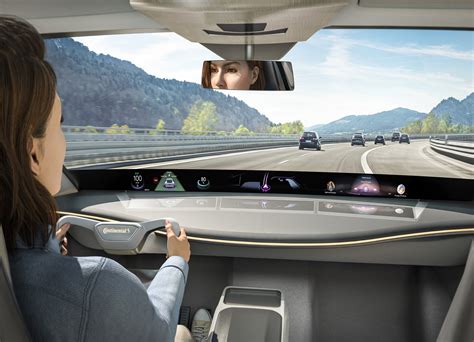 Continental Head Up Display Across Entire Windshield Enables New