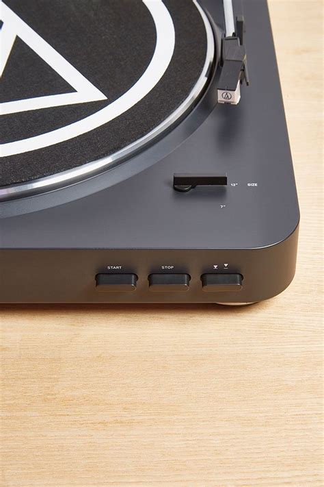 Experience the connection to analog audio. Audio-Technica Bluetooth Black AT-LP60 Vinyl Record Player ...
