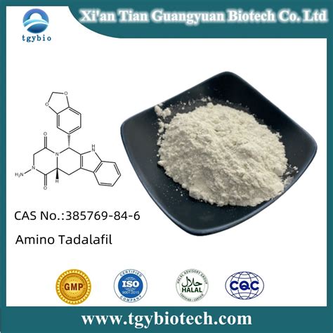 factory supply lab raw powder 99 amino cas 385769 84 6 aminotadalafil china aminotadalafil