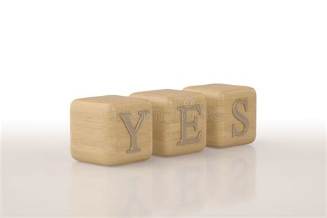 Yes Block Letters Stock Illustrations 38 Yes Block Letters Stock