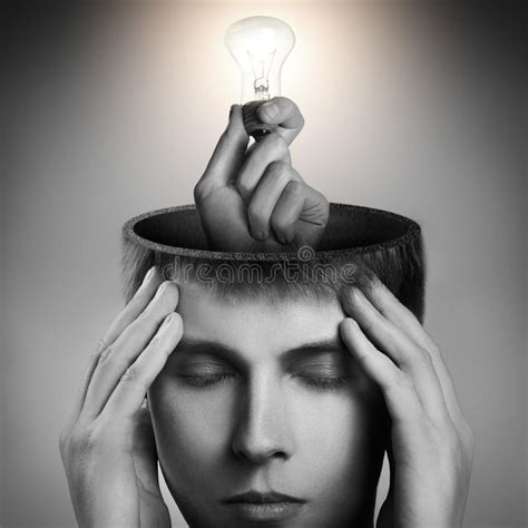 Conceptual Image Of A Open Minded Man Stock Image - Image of consciousness, intelligent: 23541445