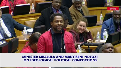 Minister Mbalula And Mbuyiseni Ndlozi On Ideological Political Concoctions Youtube