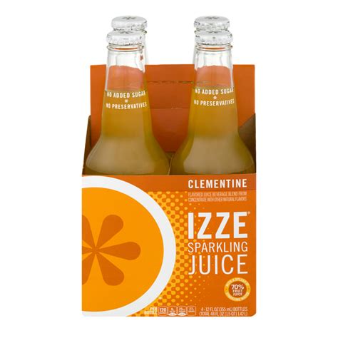 Save On Izze Sparkling Juice Beverage Clementine 4 Pk Order Online