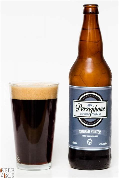 Persephone Brewing Co Smoked Porter Beer Me British Columbia