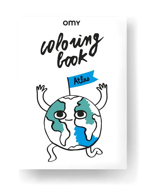 Buy Omy Coloring Book Atlas Around The World Creative Coloring Fun