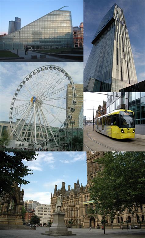 The city has a population of 547,627 (as of 2018). Greater Manchester - Travel guide at Wikivoyage