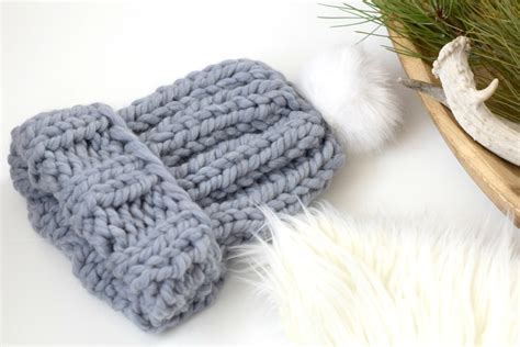 Quick Chunky Knit Hat Pattern Mama In A Stitch