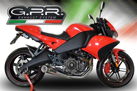 GPR For Buell 1125 R CR Homologated Legal Mid Full System Exhaust Including Removable Db