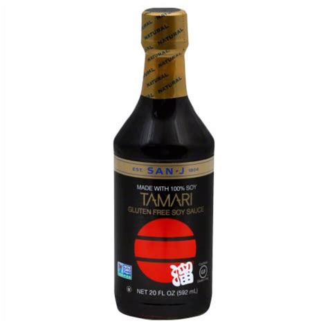 San J Tamari Gluten Free Soy Sauce 20 Fl Oz Frys Food Stores