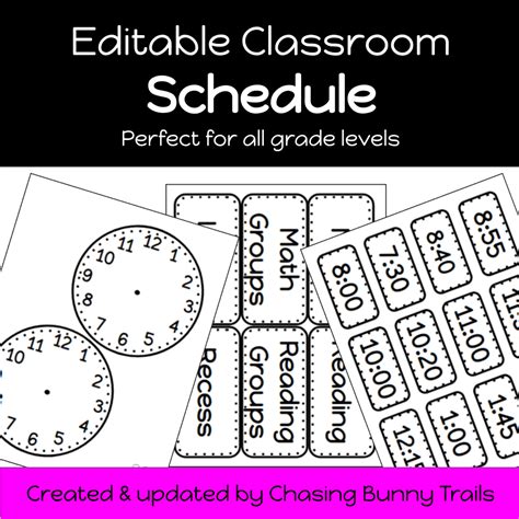 Classroom Schedule Word Wall Letters Classroom