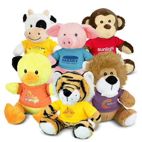 Promotional Plush Toys Assortment - Cuddly Promo Toys   Bongo