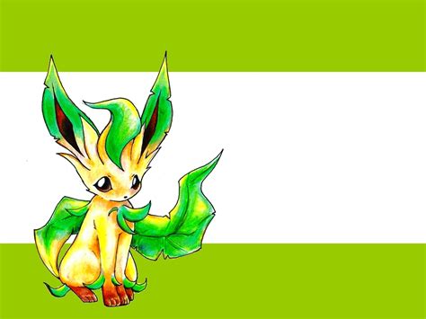 Leafeon Pokémon Fan Art 5905706 Fanpop