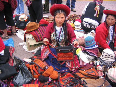 Trade Andean Lady Selling Her Wares In Lima Peru Phil Whitehouse Flickr