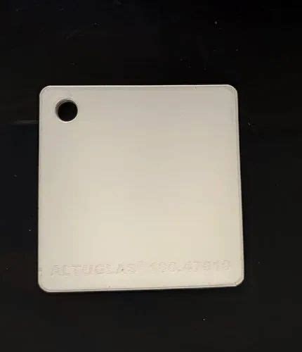 Altuglas Glossy Milky White Cast Acrylic Sheet Thickness 3 Mm At Rs